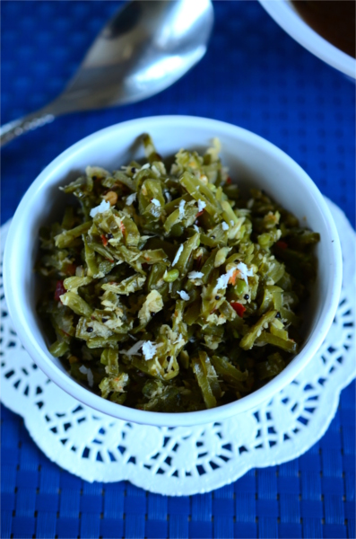 Broad Bean Stir Fry / Avaraikai Poriyal